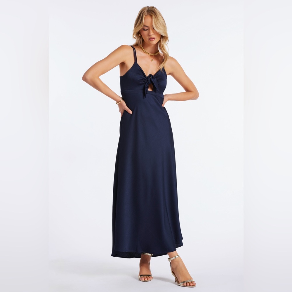 NEW Bishop + Young Micro Plisse Bias Cut Dress